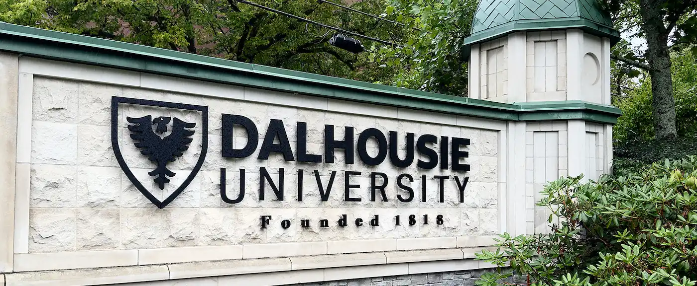 Dalhousie University Sign